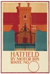 EDWARD MCKNIGHT KAUFFER (1890-1954). [BY MOTOR BUS.] Two posters. 1920-21. Each approximately 30x20 inches, 76x51 cm.